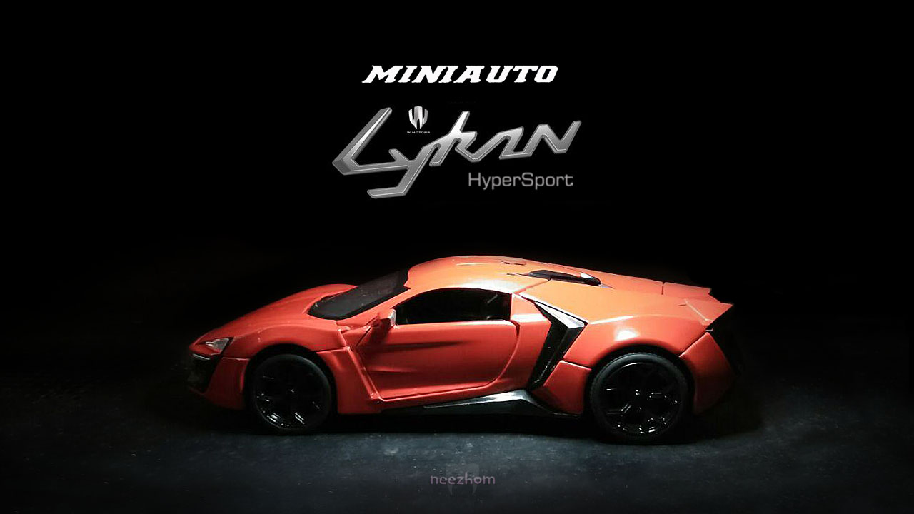 Miniauto W Motors Lykan Hypersport Scale 1 32 Diecast Car