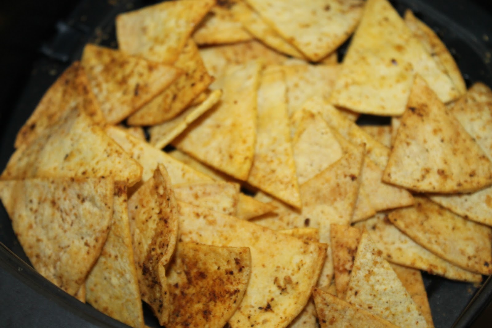 VineelaSiva Airfried Corn Tortilla Nachos