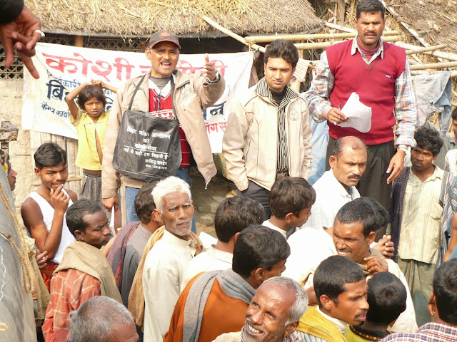 Bihar Bhakti Andolan with Koshi Flood Victims in 2008