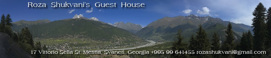 Roza Shukvani's Mestia Guest House Svaneti Georgia