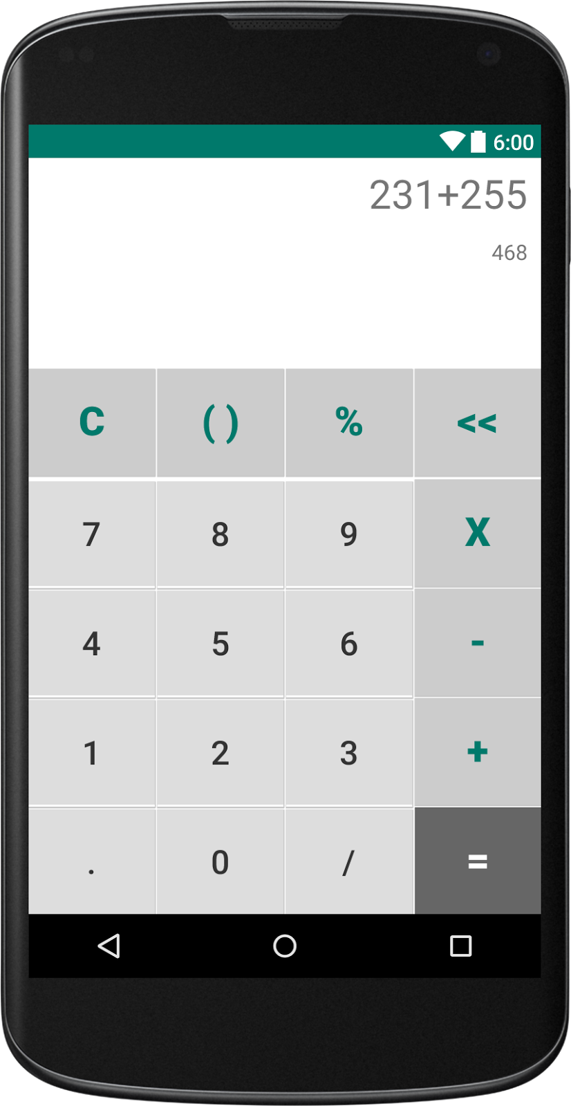 Simple Android Calculator App XML UI Design | Viral Android – Tutorials,  Examples, UX/UI Design