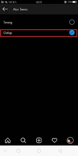 Cara Mengaktifkan Mode Gelap Instagram di HP Oppo