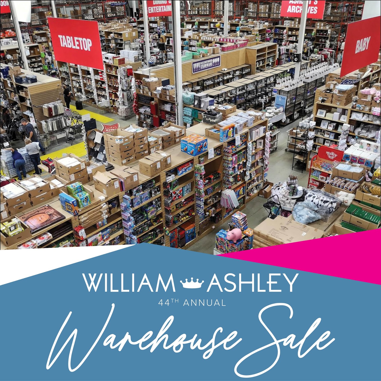 Create With Mom William Ashley Warehouse Sale Invitation and Giveaway