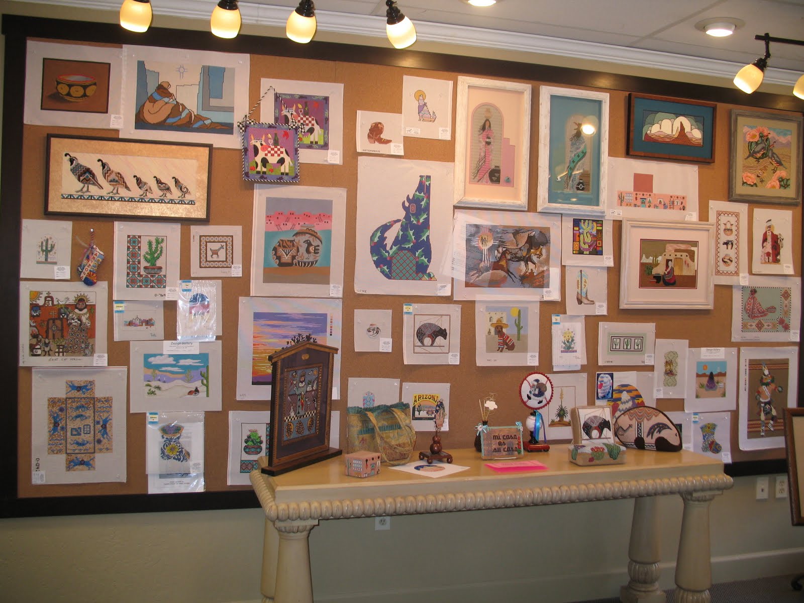 Stitch & Play with Needlepoint Tool Time QUAIL RUN, SCOTTSDALE, AZ.