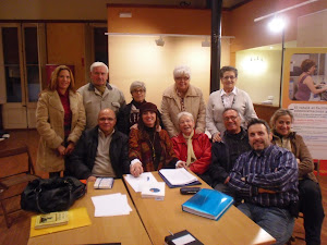 Con el grupo de Poesía de Vilassar de D'alt