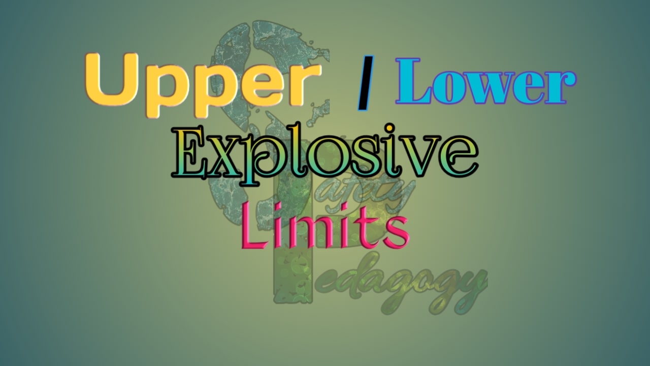 Lower/Upper Explosive Limits