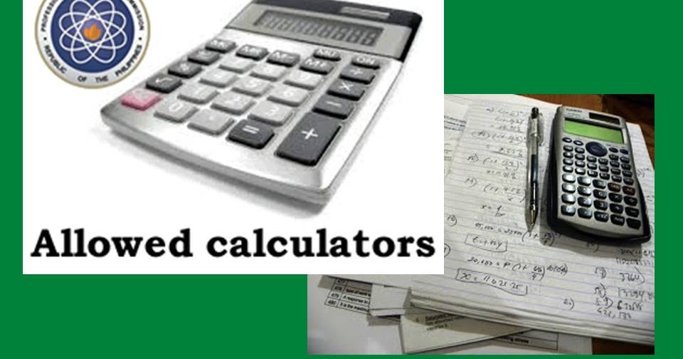 Allowed Calculators for PRC board exams ATLAS CDC Review Center