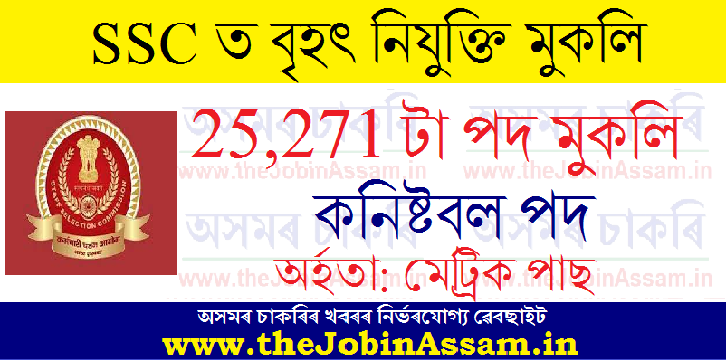 SSC GD Constable Recruitment 2021: SSC GD Constable Recruitment 2021: