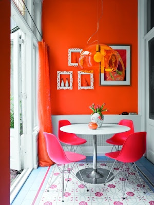 Cómo Decorar la Casa de color Naranja