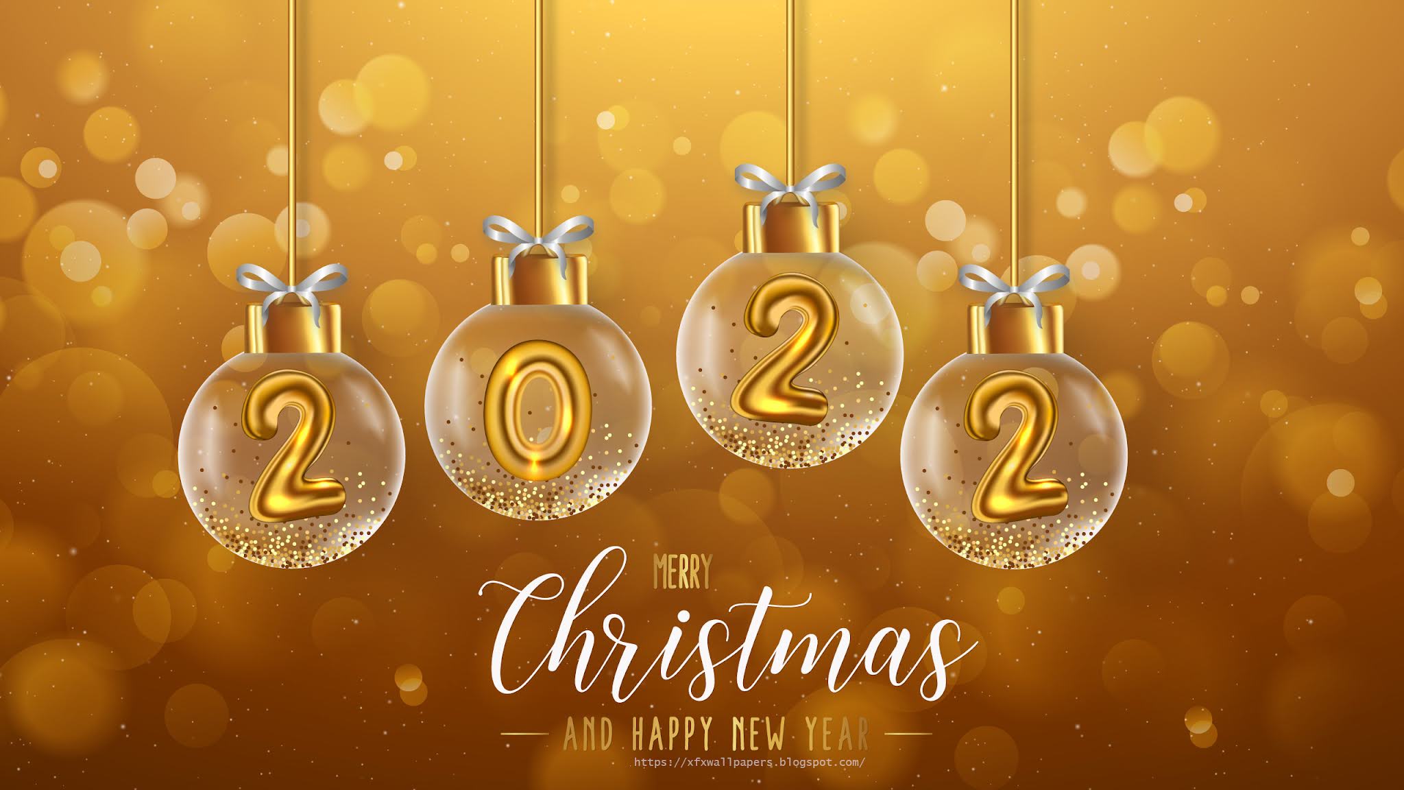 2022 Happy New Year Merry Christmas Wallpaper - iPhone Wallpapers