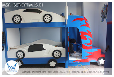 Giường tầng ô tô Tranformer Optimus Prime G2T-OPTIMUS.01
