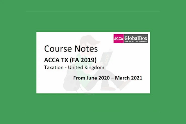 F6 - TX (UK) | Smart Notes - FA20 | Edition 2021/22