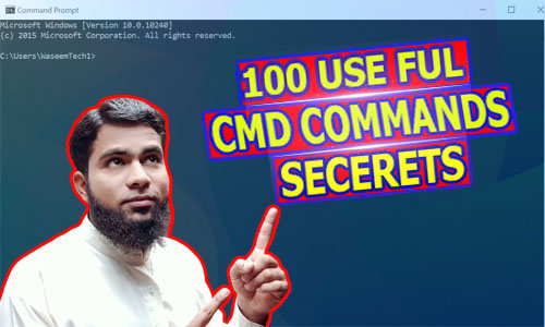 100 Useful CMD Commands Secrets Hindi/Urdu