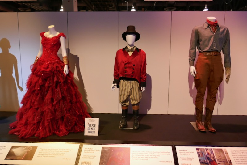 Hollywood Movie Costumes and Props Liveaction Dumbo movie costumes on display... Original film