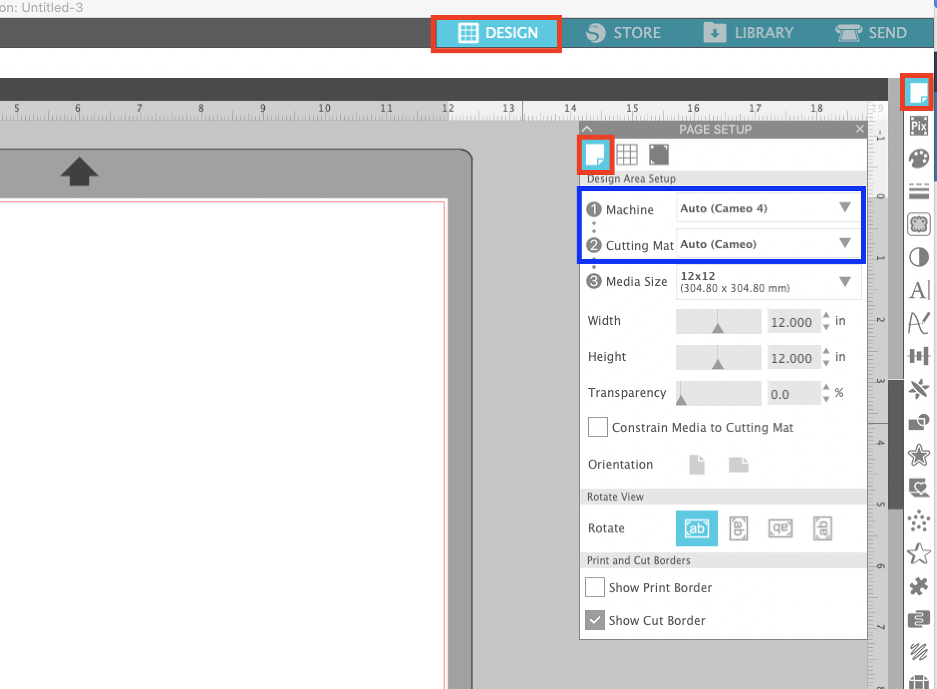 Silhouette Print and Cut CAMEO 4 Page Setup Beginners Start Here! Silhouette School