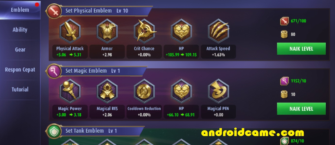 5 Cara Ampuh Memilih Emblem Dan Talent Mobile Legends Agar
