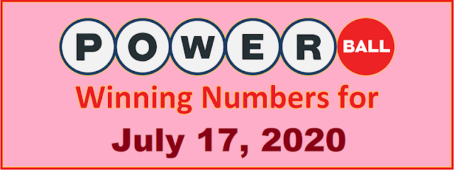 PowerBall Winning Numbers for Saturday, July 17, 2021