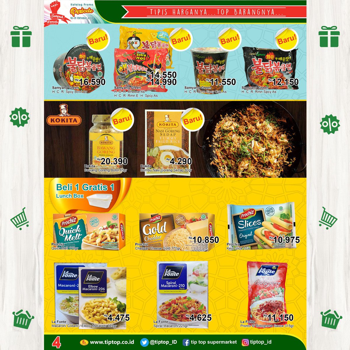 TipTop - Promo Katalog Periode 16 - 31 Oktober 2018 TipTop - Promo Katalog Periode 16 - 31 Oktober 2018