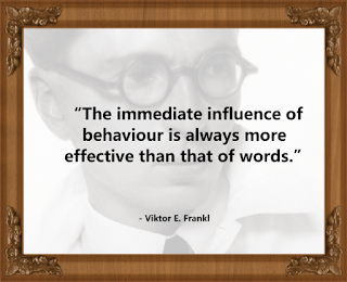 Frankl: Action better than words