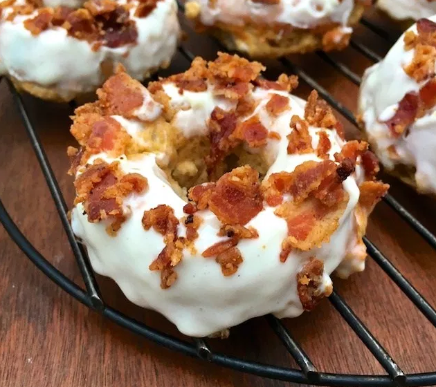 Whiskey Bacon Baked Donuts Whiskey Bacon Baked Donuts