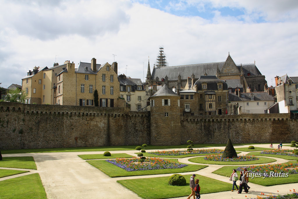 Muralla de Vannes con sus torres