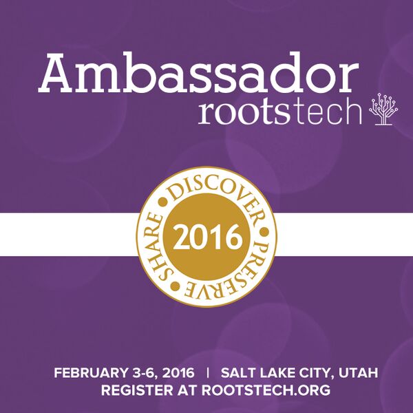 Rootstech Ambassador 2016