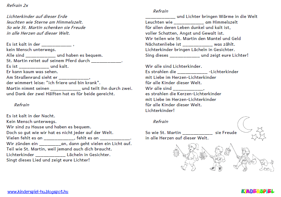Kinderspiel: Lichterkinder