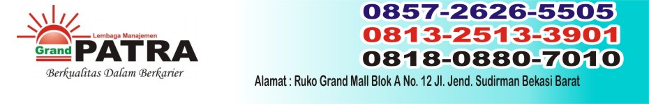 Kursus di GRAND PATRA Bekasi 0857 2626 5505