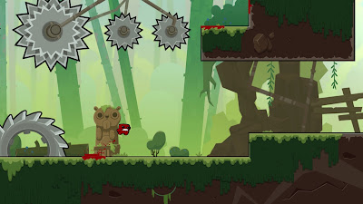 Super Meat Boy Forever Game Screenshot 1