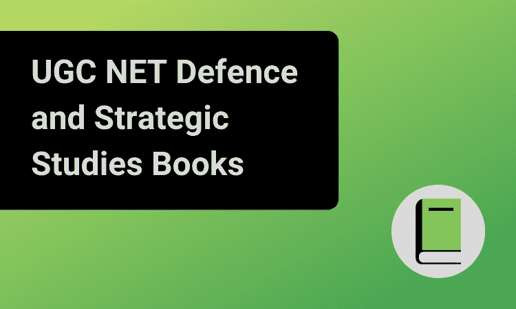 UGC NET Defence and Strategic Studies Books