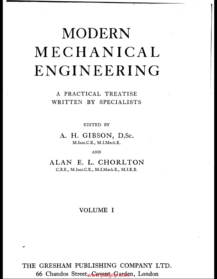 Modern Mechanical Engineering, Volume I