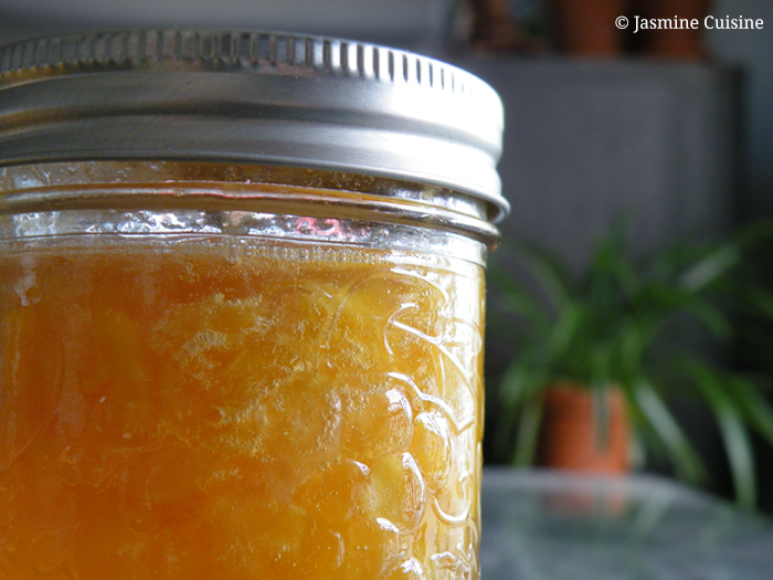 Confiture de pêche et lavande Jasmine Cuisine