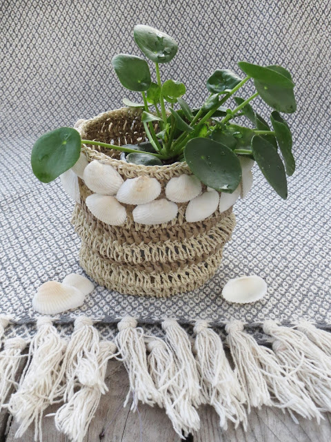 DIY: Deko Korb im Boho Style selbstgehäkelt * crochet basket