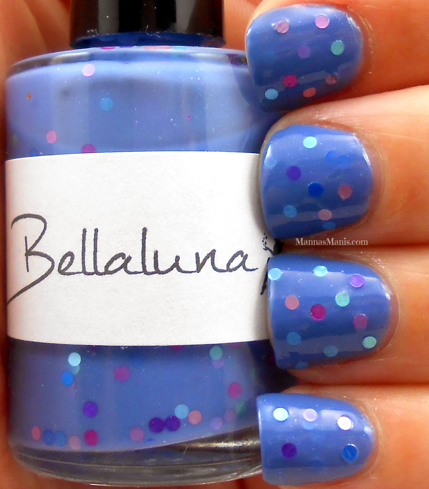 Bellaluna slumber party, a pale blue nail polish