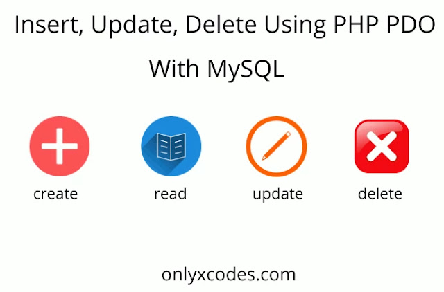 crud operations in php with pdo using bootstrap