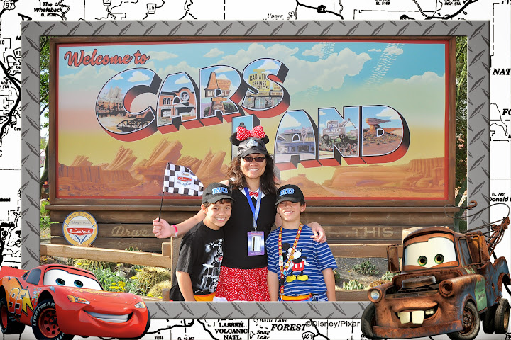 Disneyland family photo