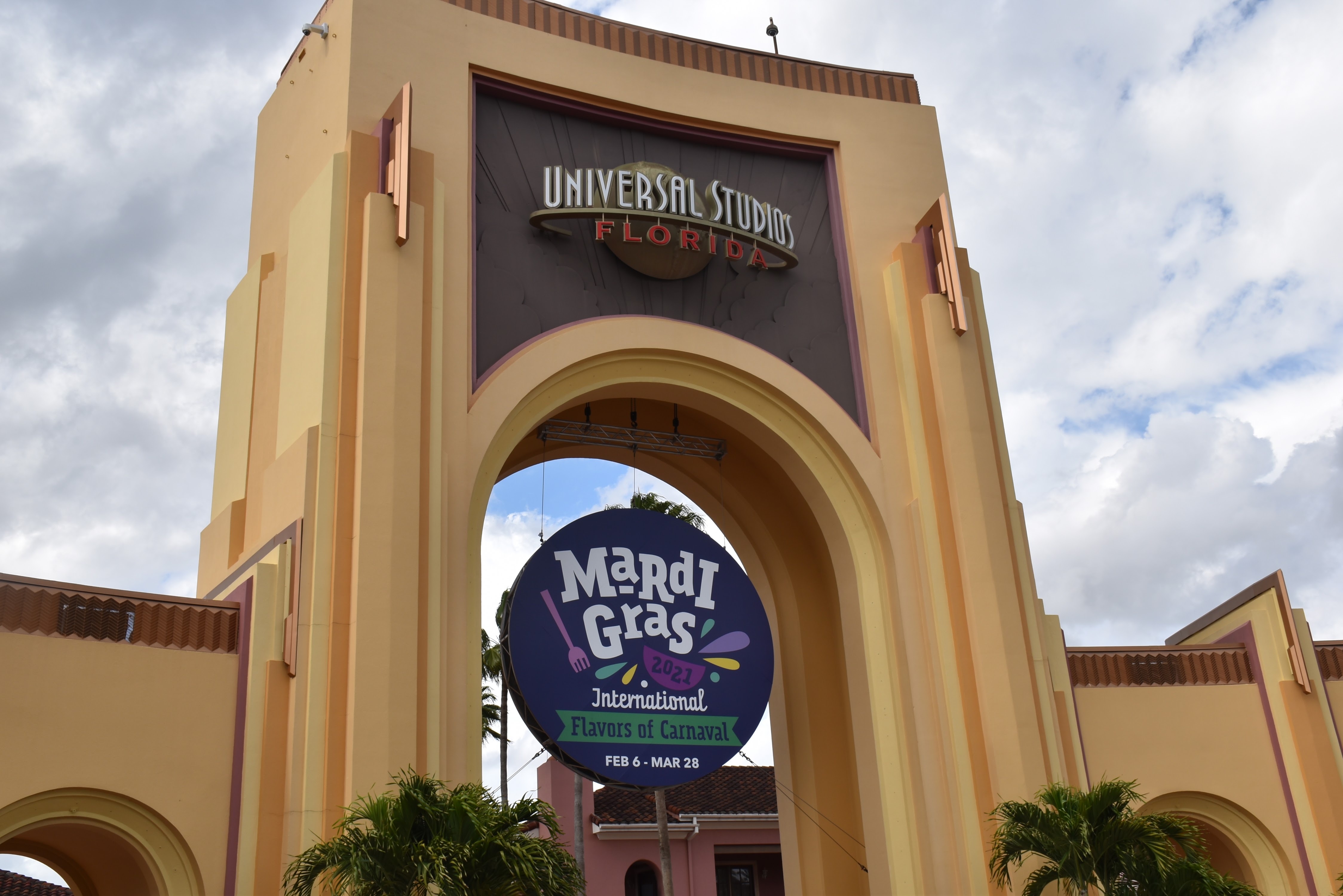 Universal Studios Orlando during Mardi Gras Season