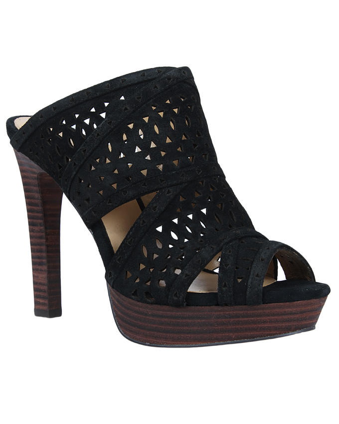 Buy Jumia Shoes at Jumia Bcbgmaxazria OpenToe Suede Slippers Black