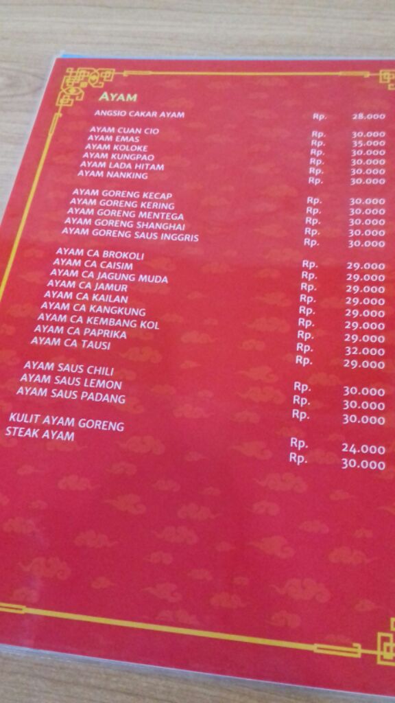 Daftar Harga Tio Ciu Jogja