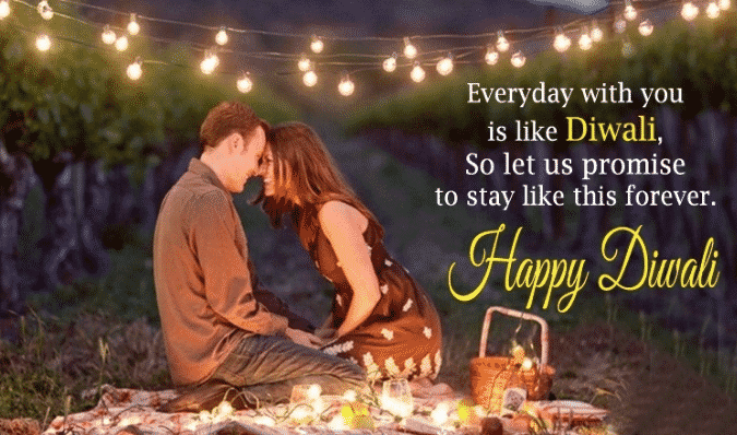 Romantic Diwali Wishes For Girlfriend/Boyfriend [Diwali Wishes For Lover] -  Love Dose - Spread More Love