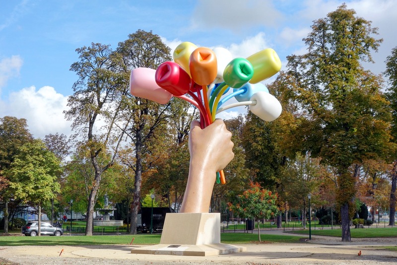 Le Bouquet De Tulipes De Jeff Koons Oeuvres Artistiques