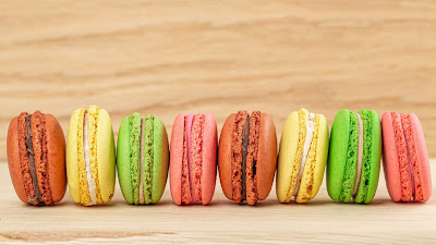 Colorful macarons, cookies, sweets, dessert