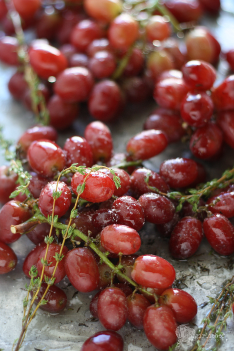 Roasted Grapes with Thyme