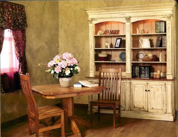 Rustic wood furniture