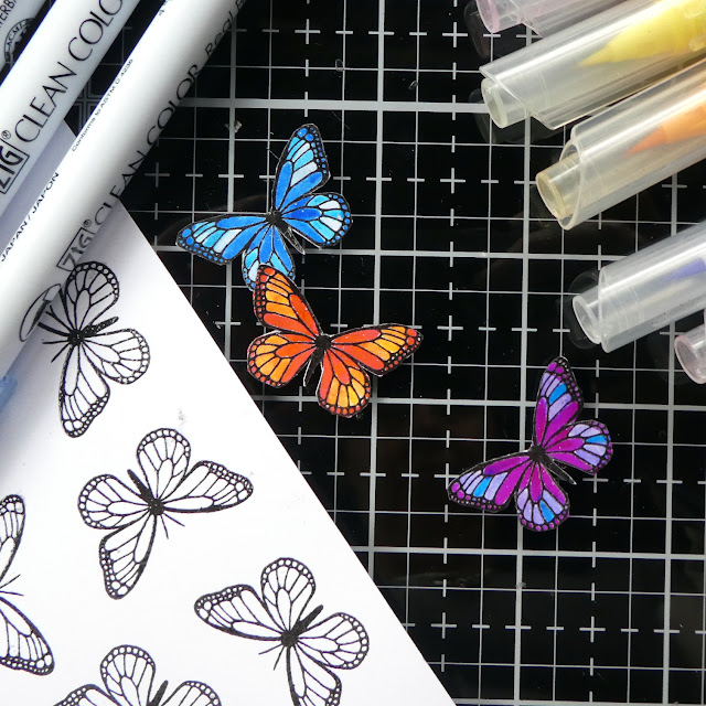 butterfly stamps