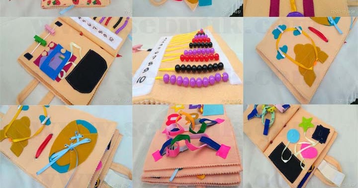 Mainan Bayi Busy Book Flanel - SEBUTIK EDUTOYS