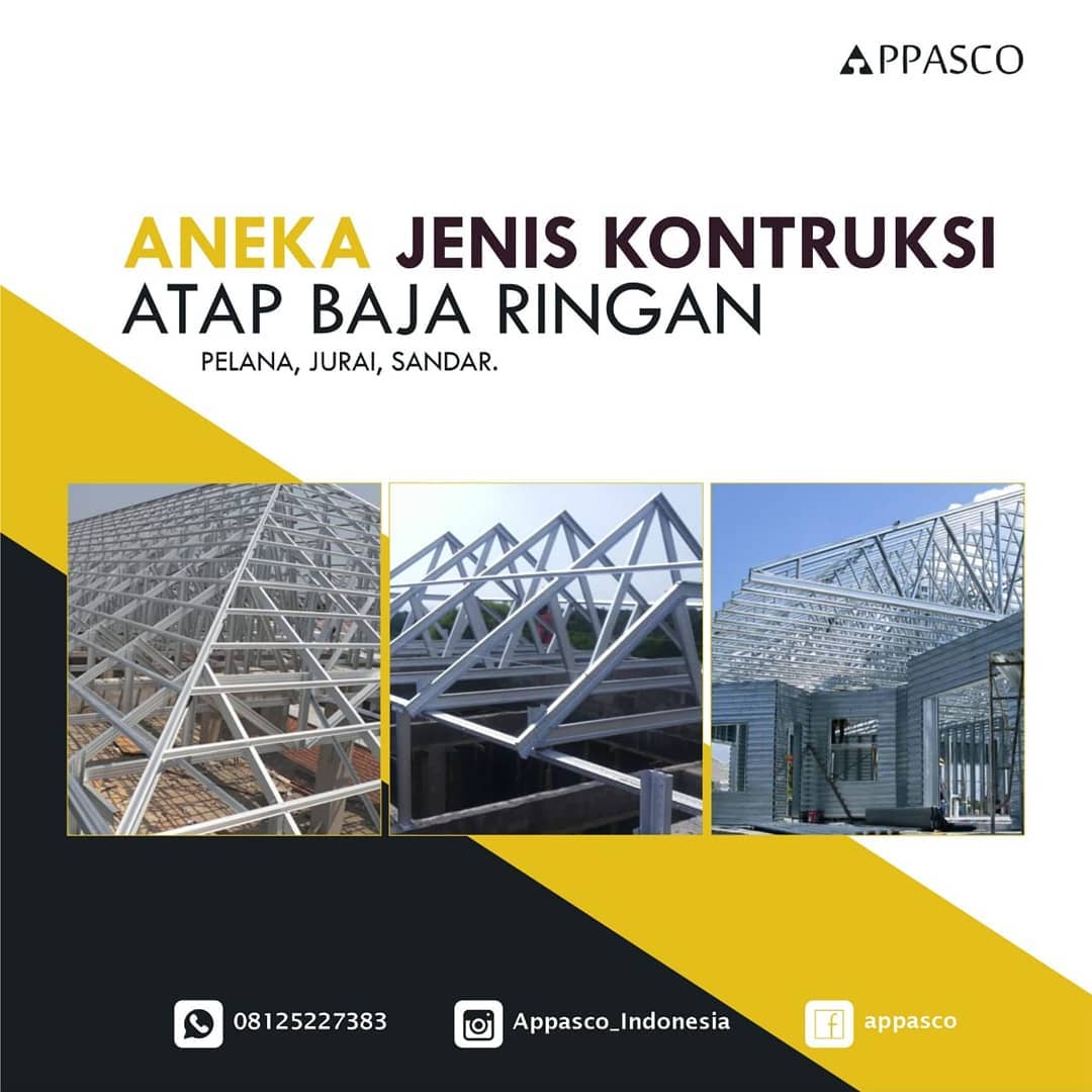 Jenis Konstruksi Atap Baja Ringan Jenis Konstruksi Atap Baja Ringan