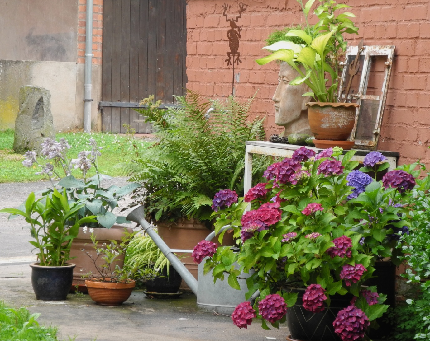 Schmiedegarten Der Garten im Juli