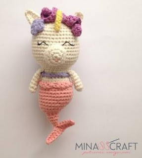 PATRON GRATIS UNICORNIO SIRENA AMIGURUMI 41014