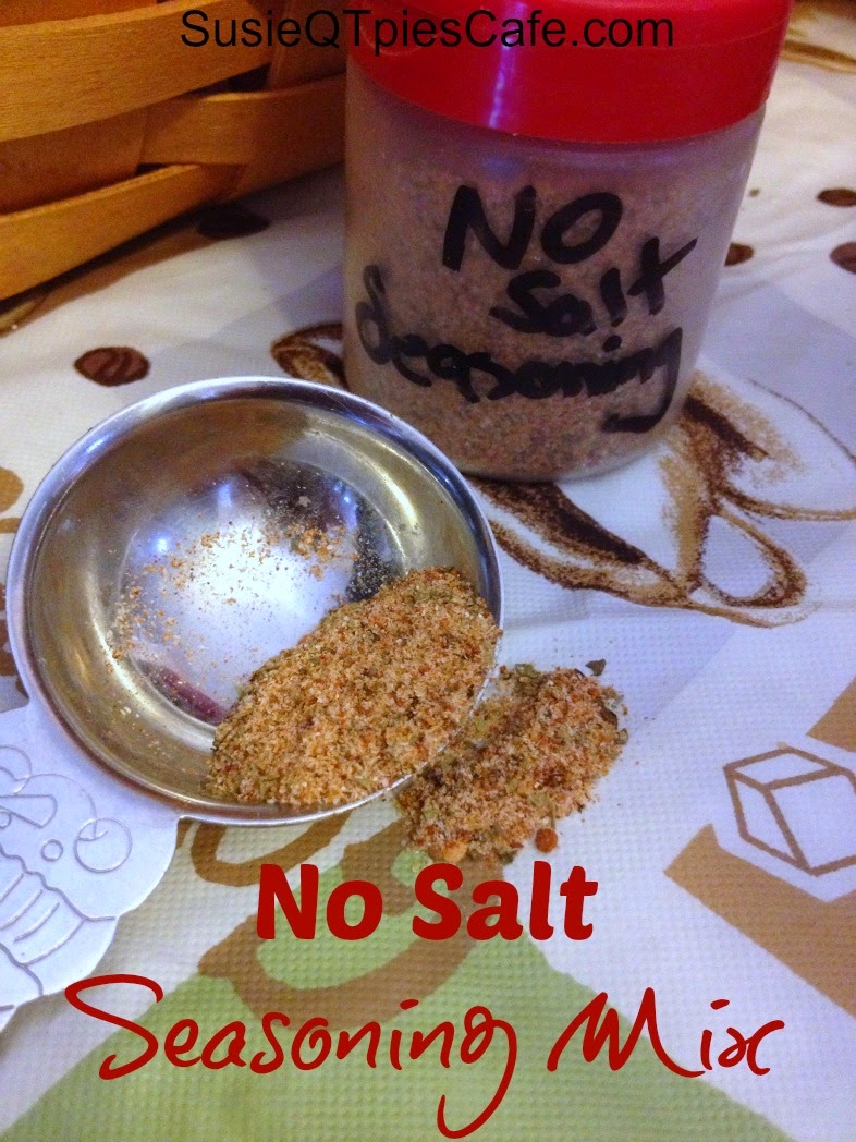 SusieQTpies Cafe Homemade No Salt Seasoning {Healthy Recipes}
